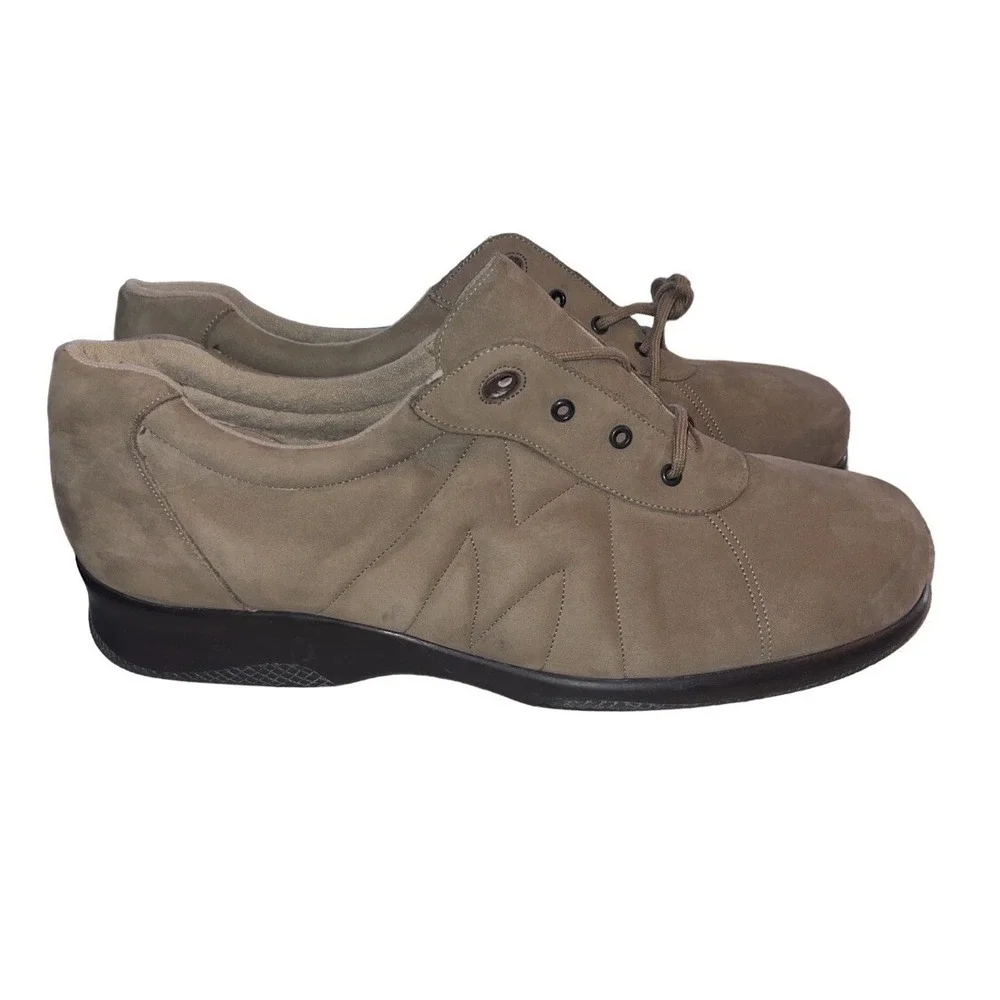 Munro Park Birch Leather Nubuck Walking Casual Shoes Men's Sz 12 WW Suede